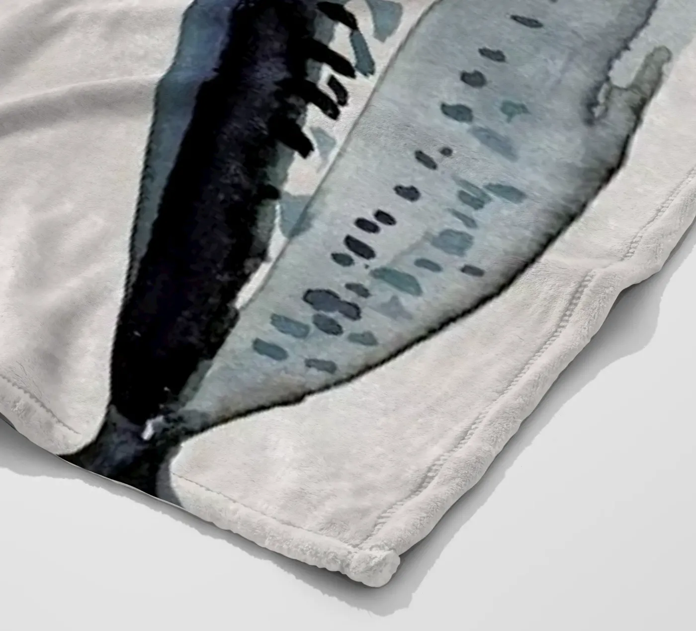 Fisch Fleecedecke von Rinah Lang