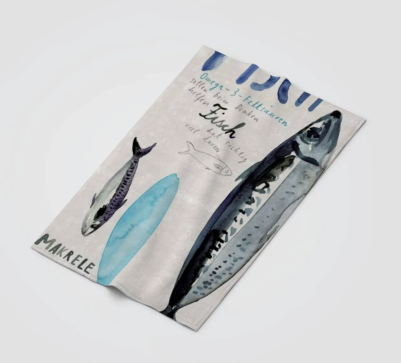 Fisch plaid polaire de Rinah Lang