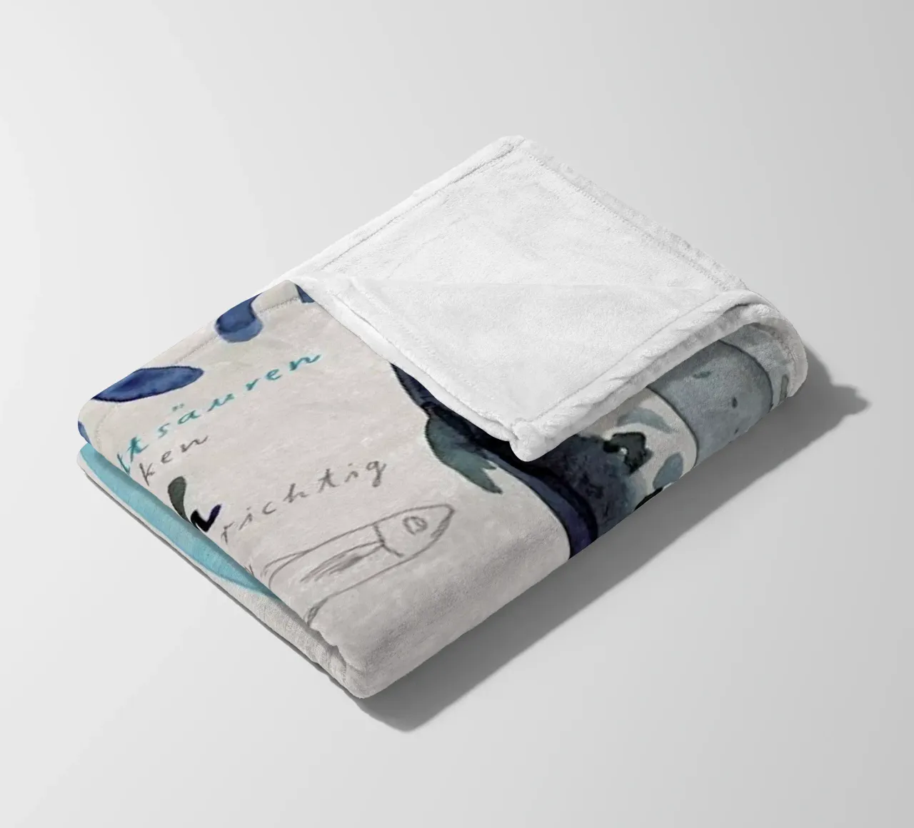 Fisch plaid polaire de Rinah Lang