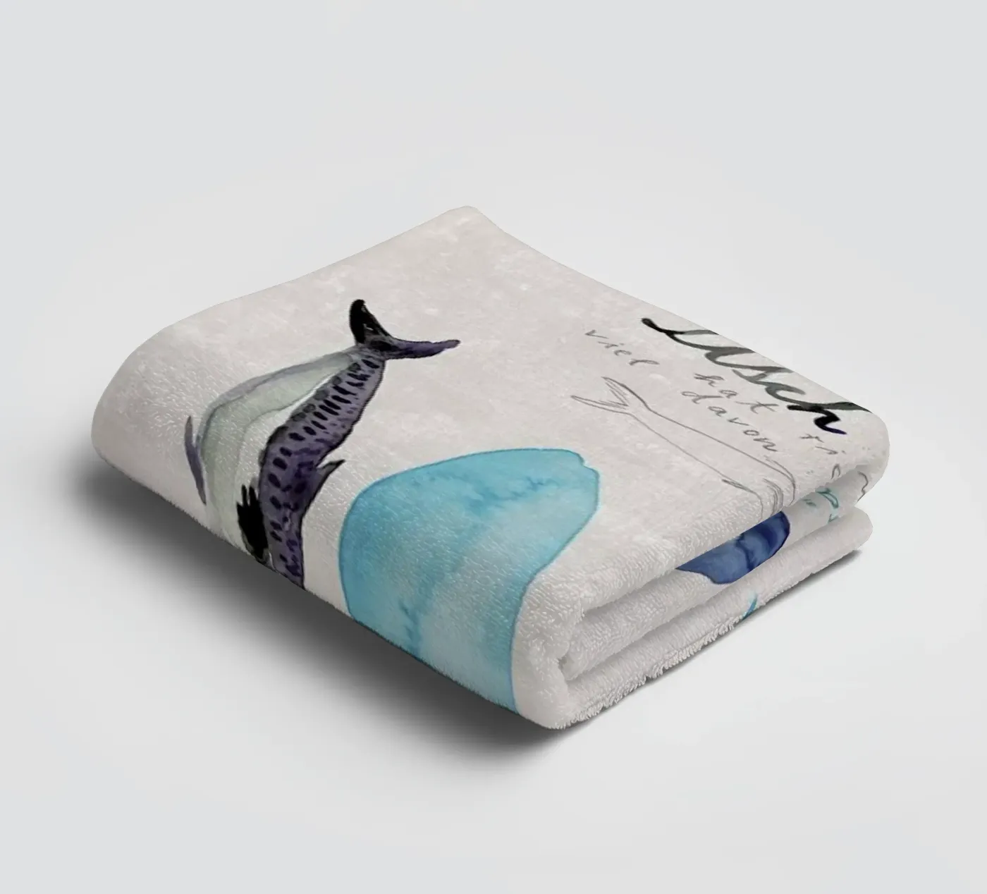 Fisch badhanddoek van Rinah Lang
