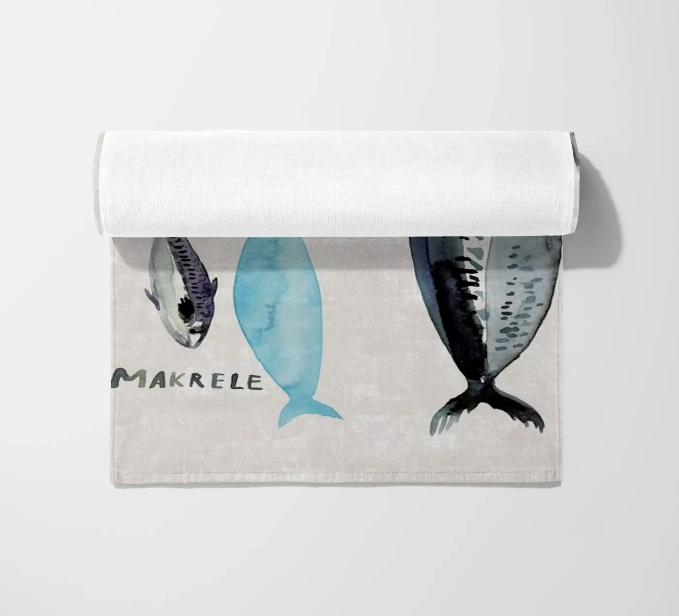 Fisch strandhanddoek van Rinah Lang