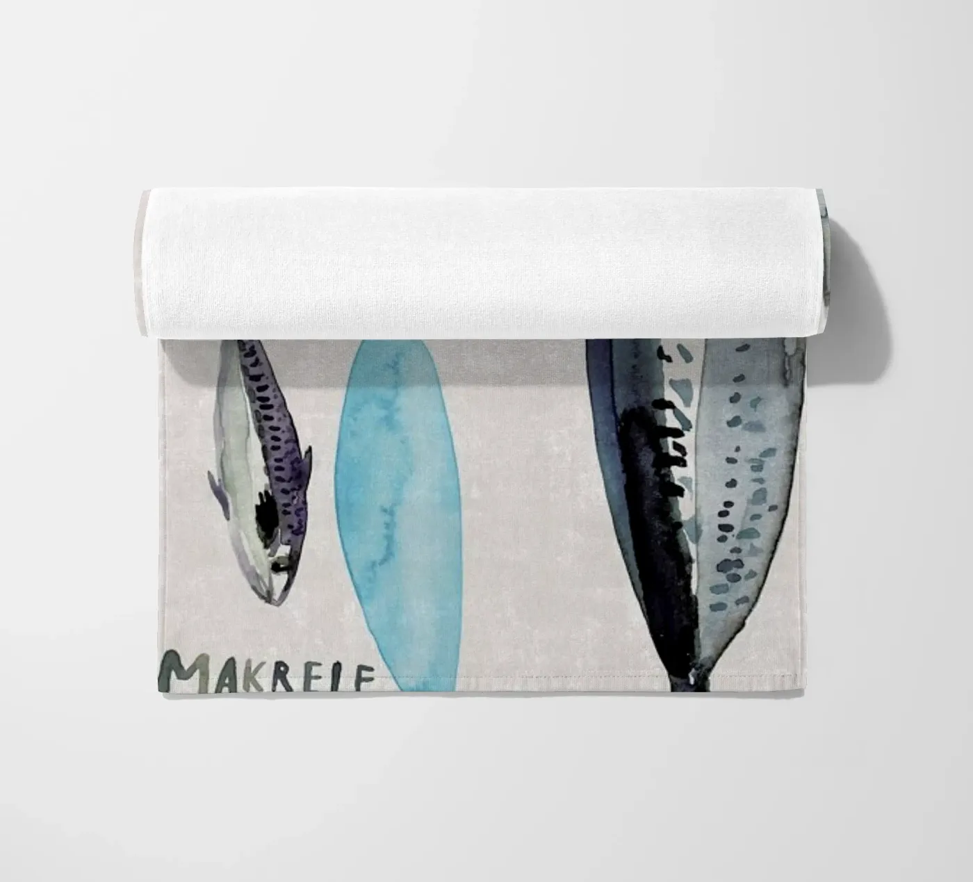 Fisch strandhanddoek van Rinah Lang