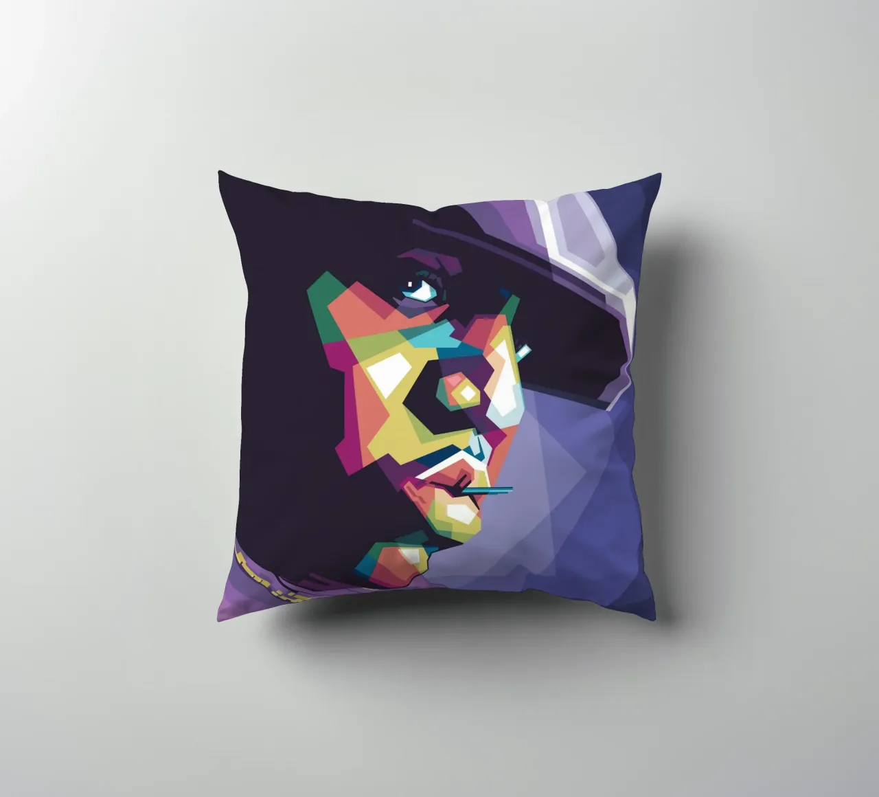 Biggie WPAP di tendenza cuscino da Alkahfsmart