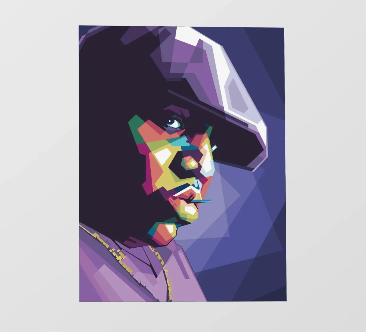 Biggie WPAP di tendenza pellicola backlit da Alkahfsmart