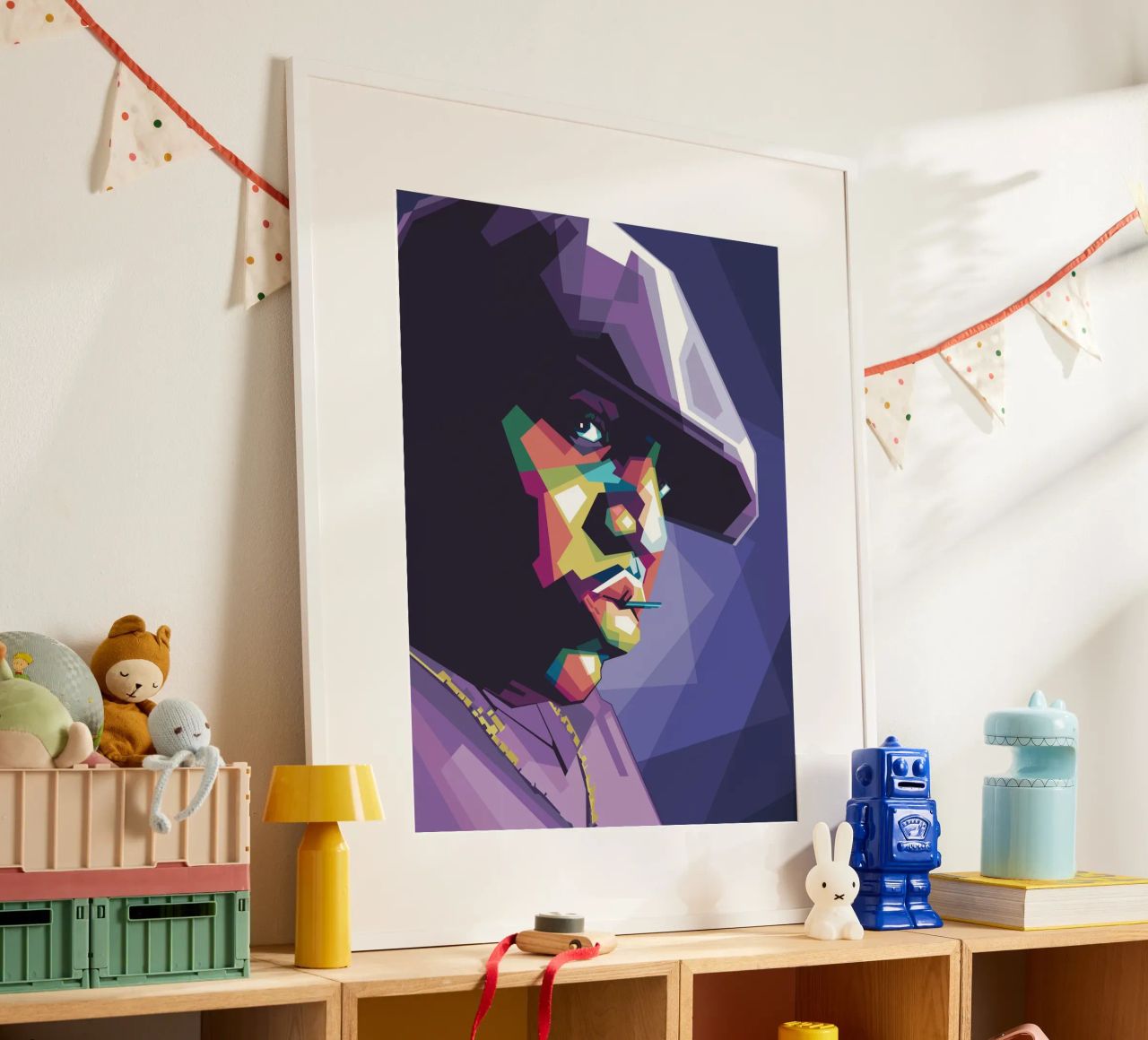 Biggie WPAP trending poster by Alkahfsmart