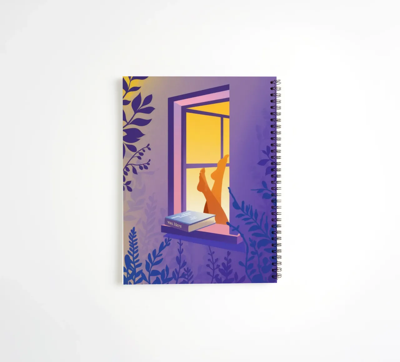 Window Book View spiral notebook by Demar Galleria