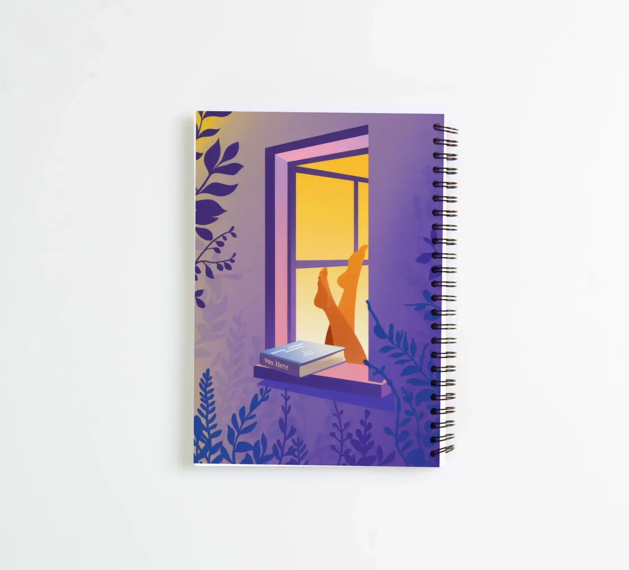 Window Book View spiral notebook by Demar Galleria