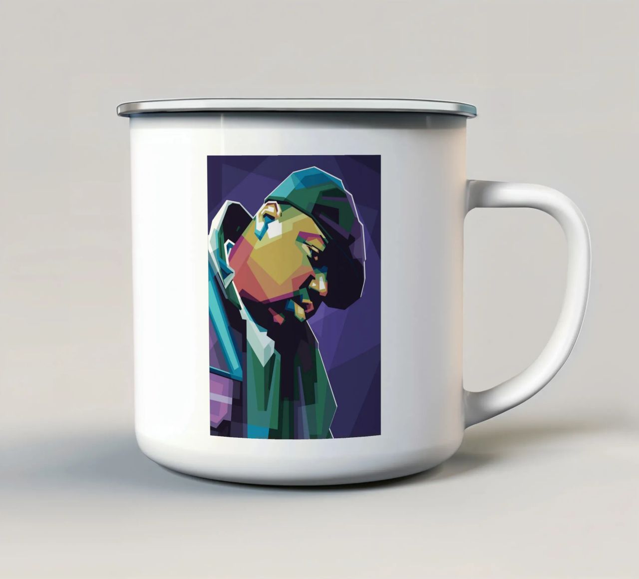 Biggie WPAP tazza in smalto da Alkahfsmart