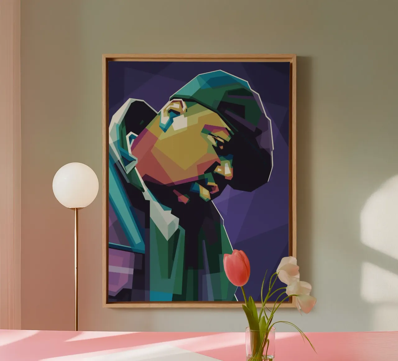 Biggie WPAP tela con Cornice a cassetta da Alkahfsmart
