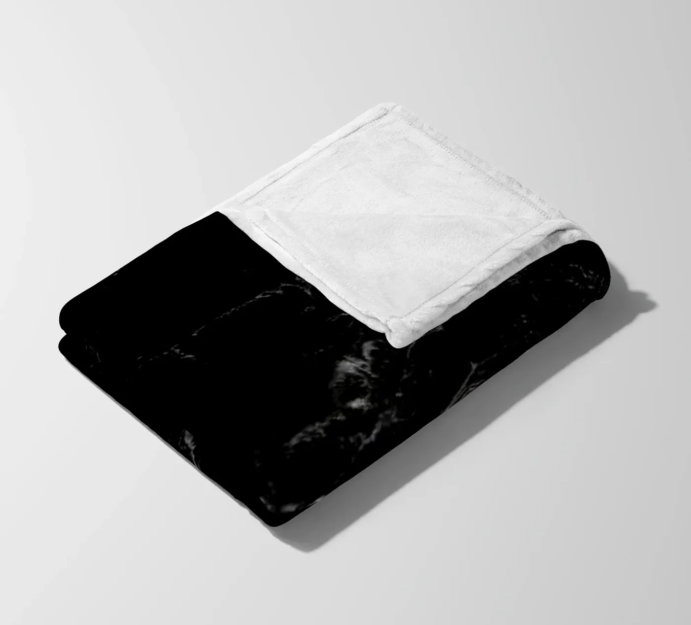 Schwarzer Marmor coperta in pile da Amy & Kurt
