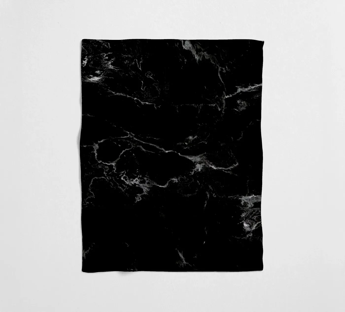 Schwarzer Marmor coperta in pile da Amy & Kurt