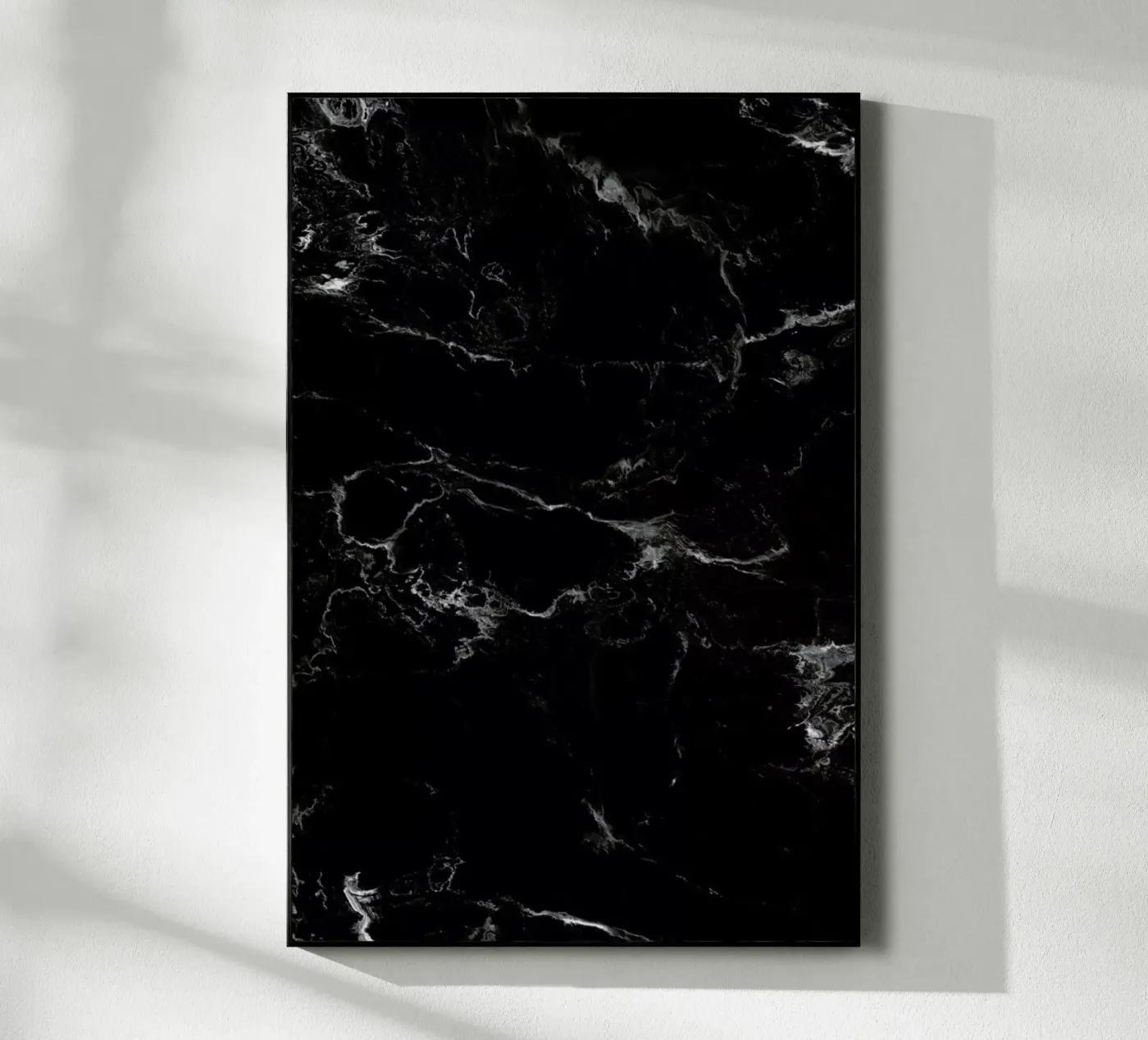 Schwarzer Marmor Acryl-Glas von Amy & Kurt