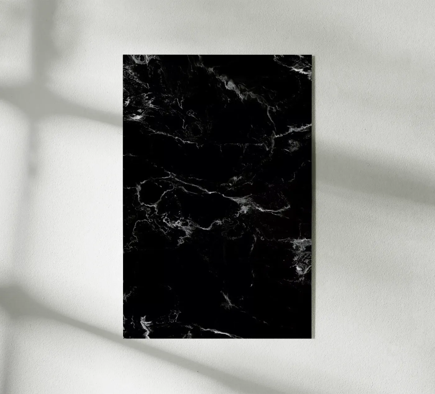 Schwarzer Marmor acryl van Amy & Kurt