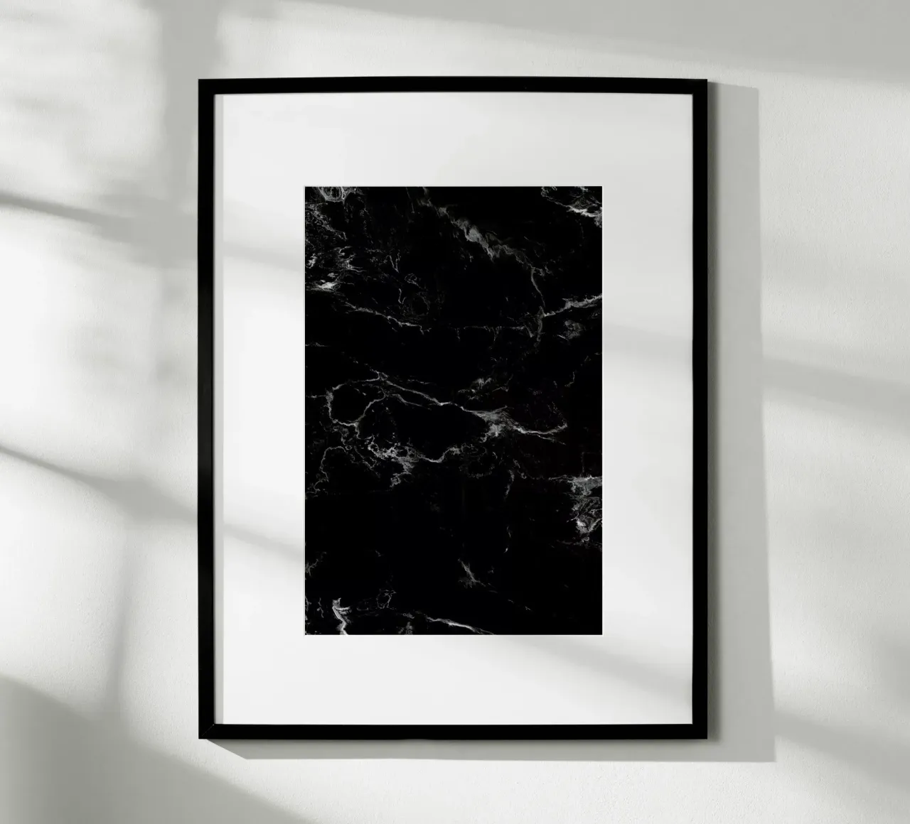 Schwarzer Marmor poster da Amy & Kurt