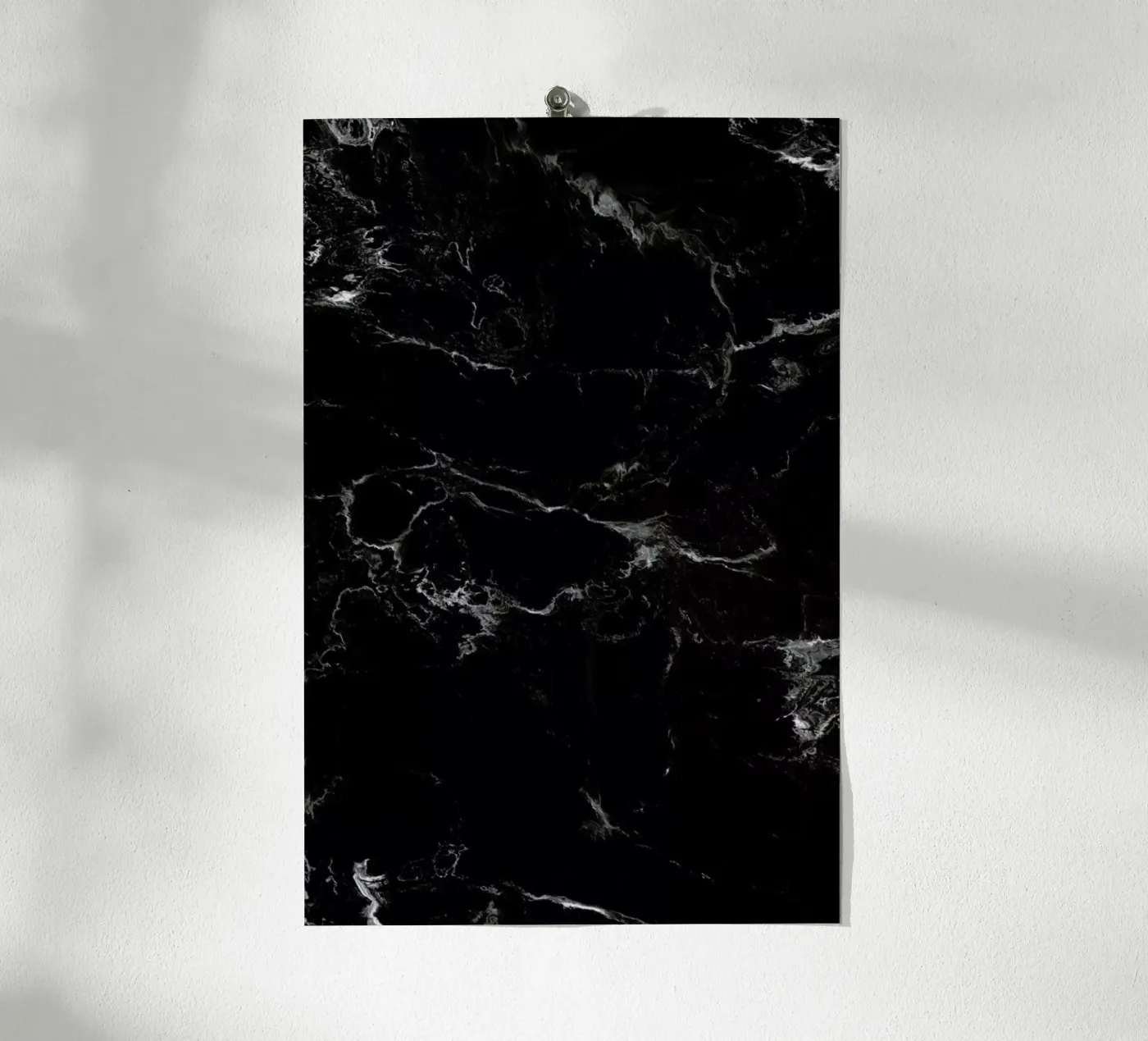 Schwarzer Marmor poster by Amy & Kurt