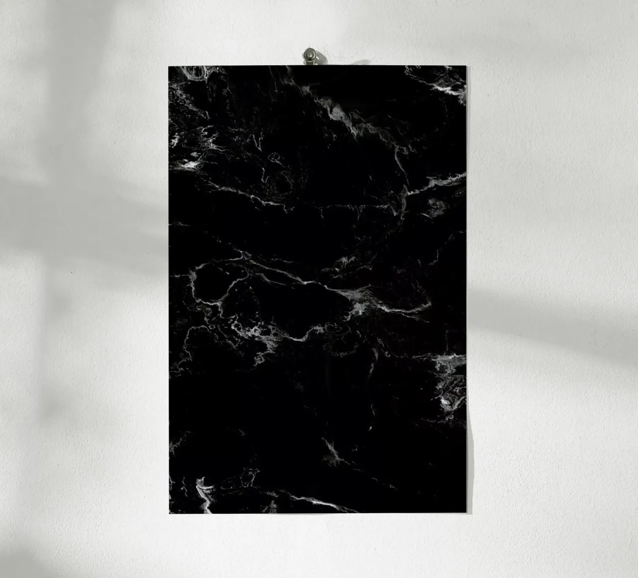 Schwarzer Marmor poster da Amy & Kurt