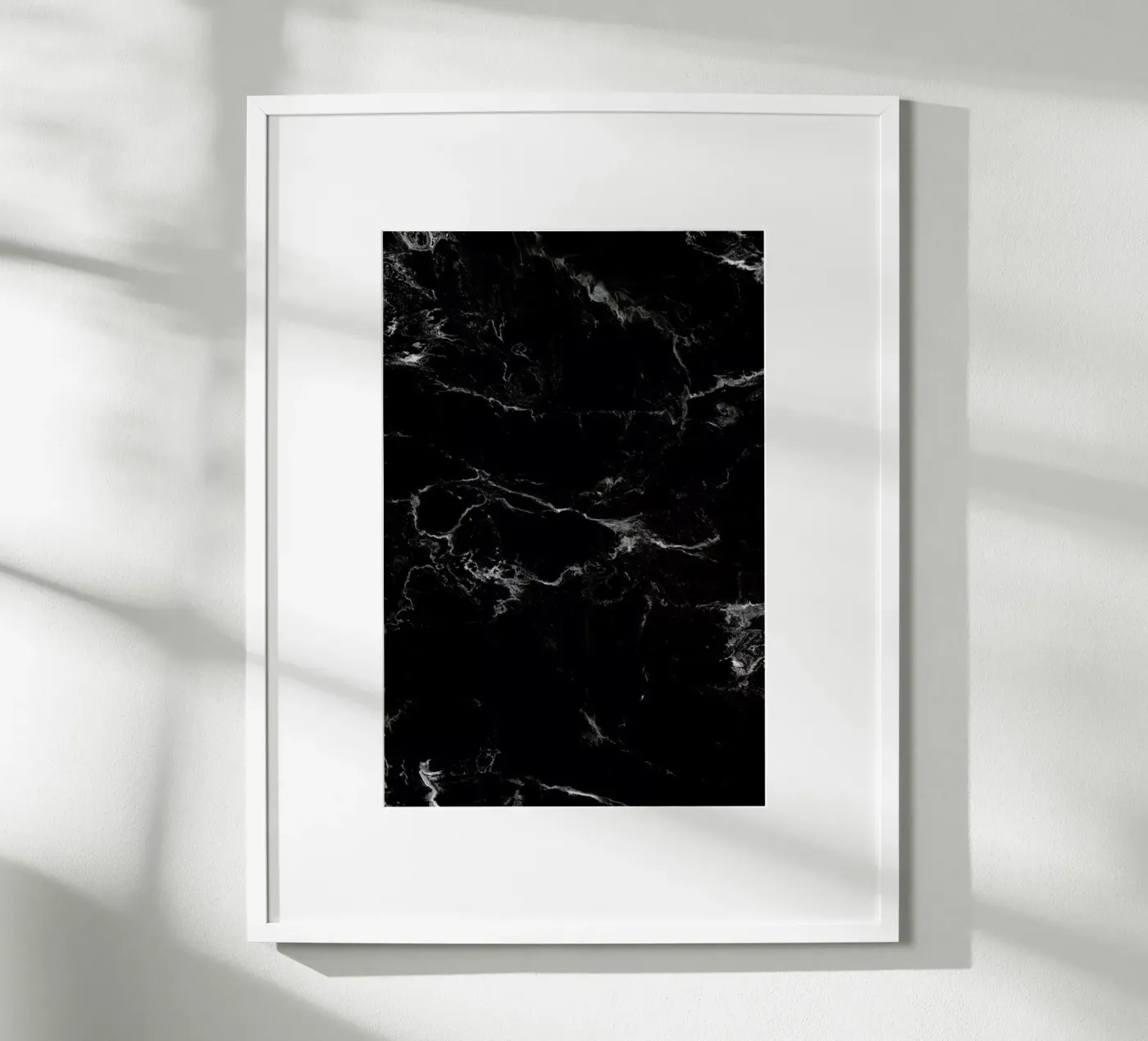 Schwarzer Marmor poster by Amy & Kurt