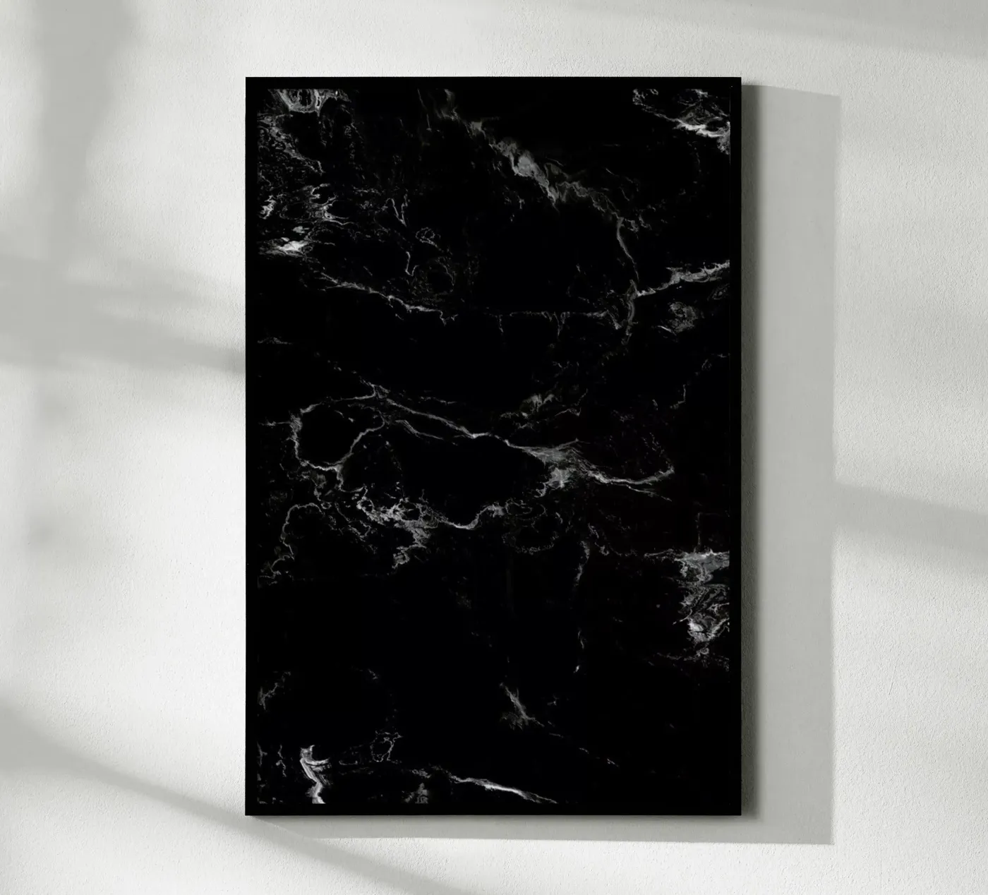 Schwarzer Marmor poster van Amy & Kurt