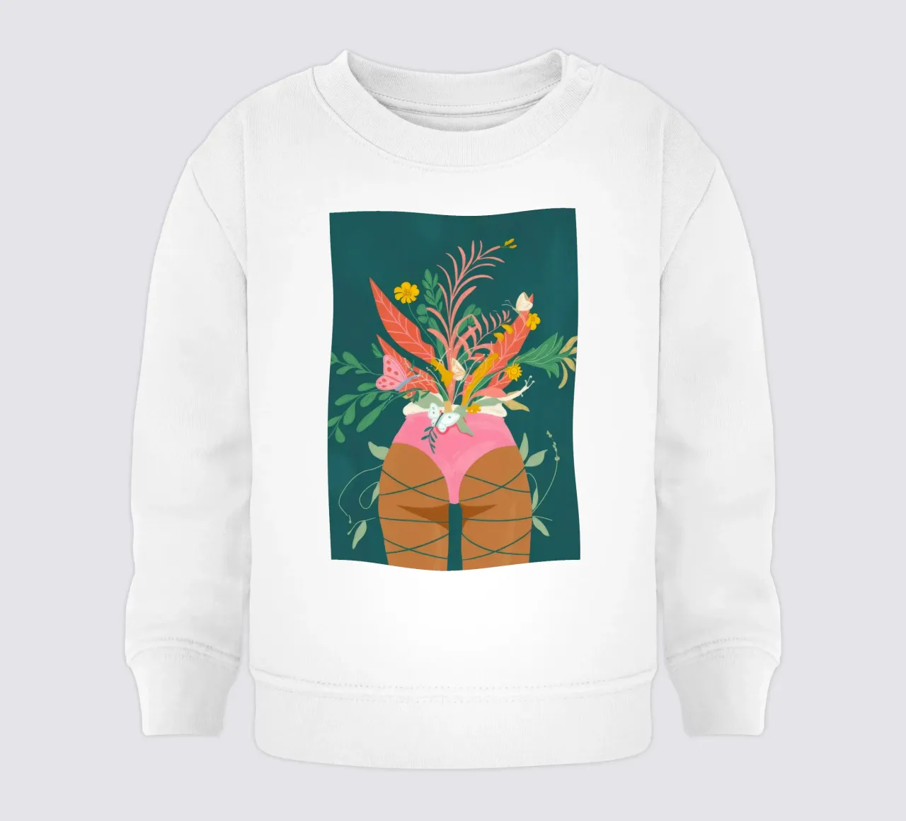 Florero Mariposa sudadera de bebé de Demar Galleria