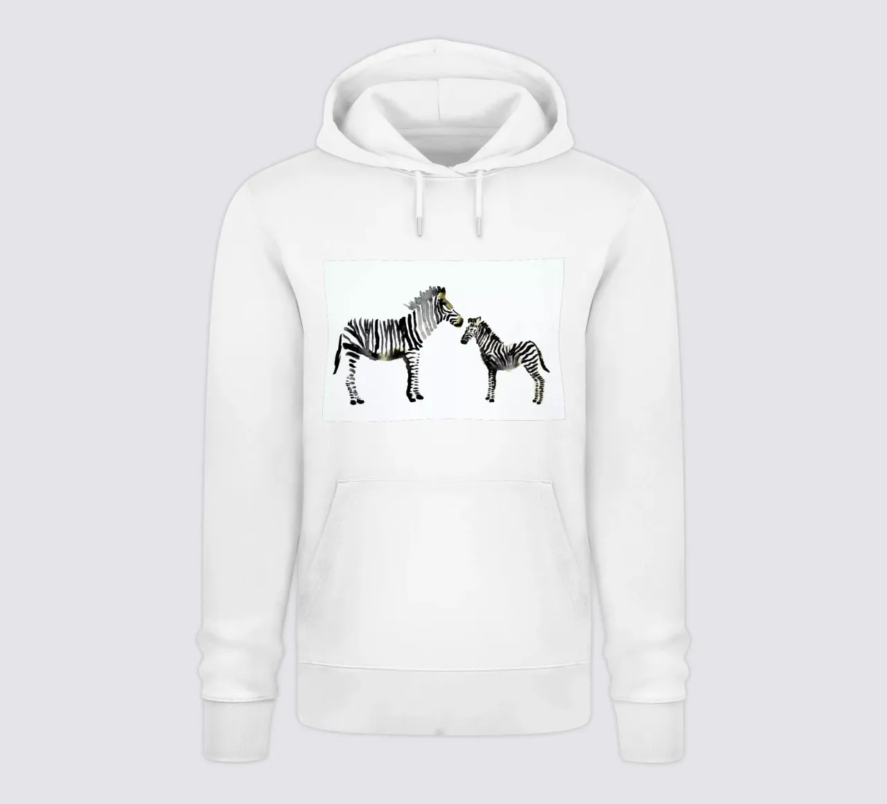 Zebra felpa con cappuccio da Farina Kuklinski