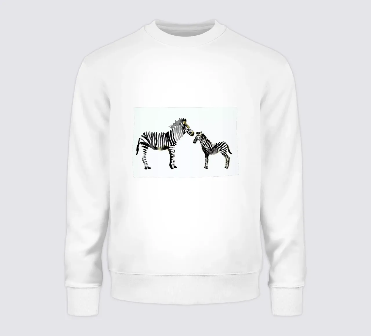 Zebra sweatshirt van Farina Kuklinski
