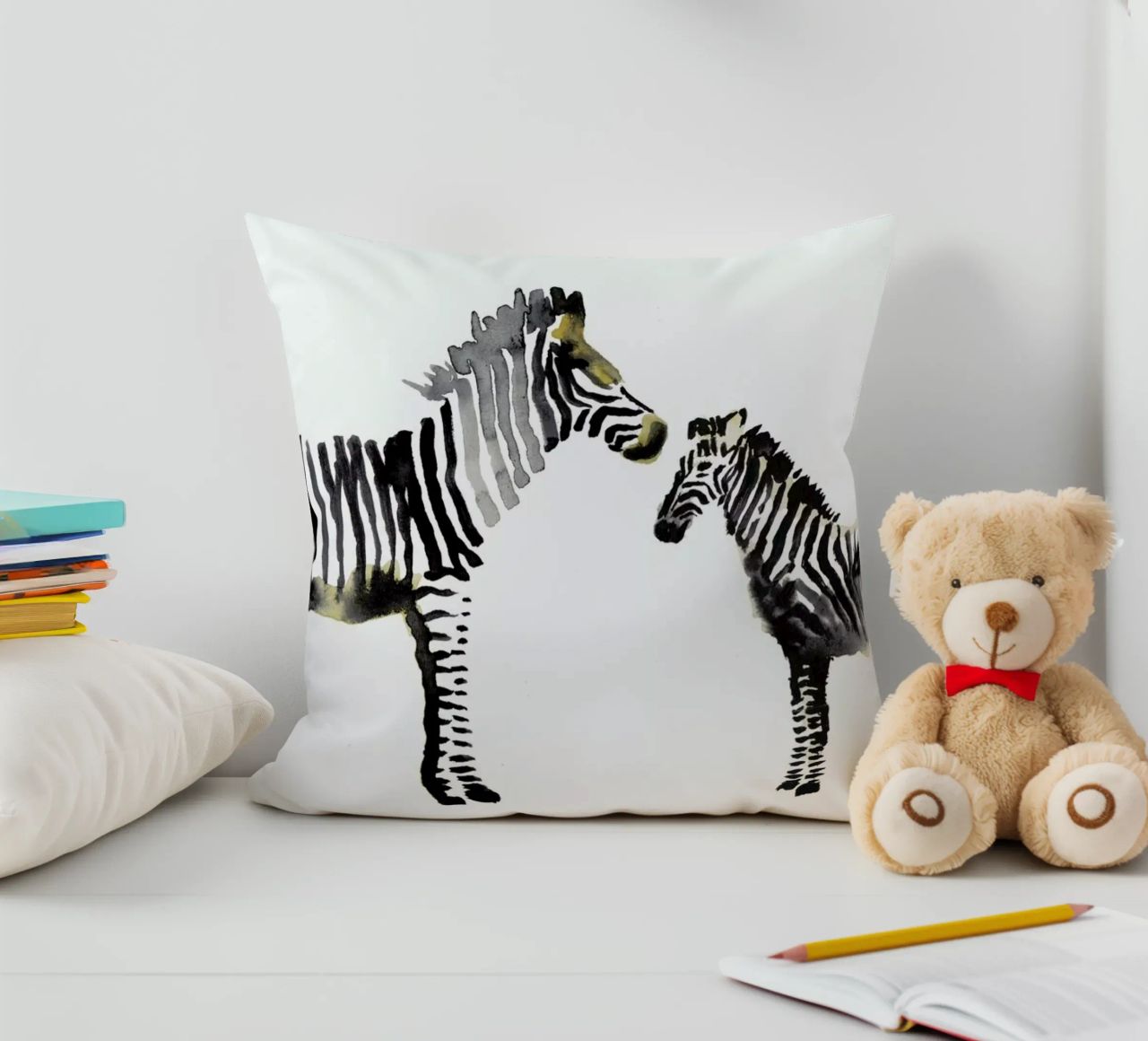 Zebra cuscino da Farina Kuklinski
