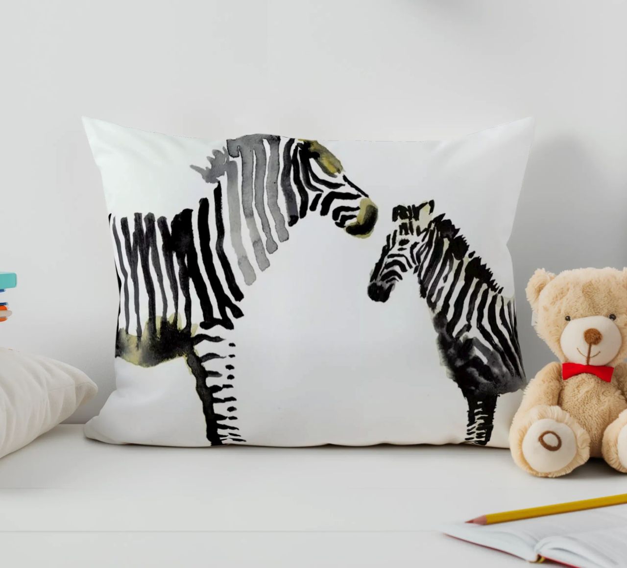 Zebra cuscino da Farina Kuklinski