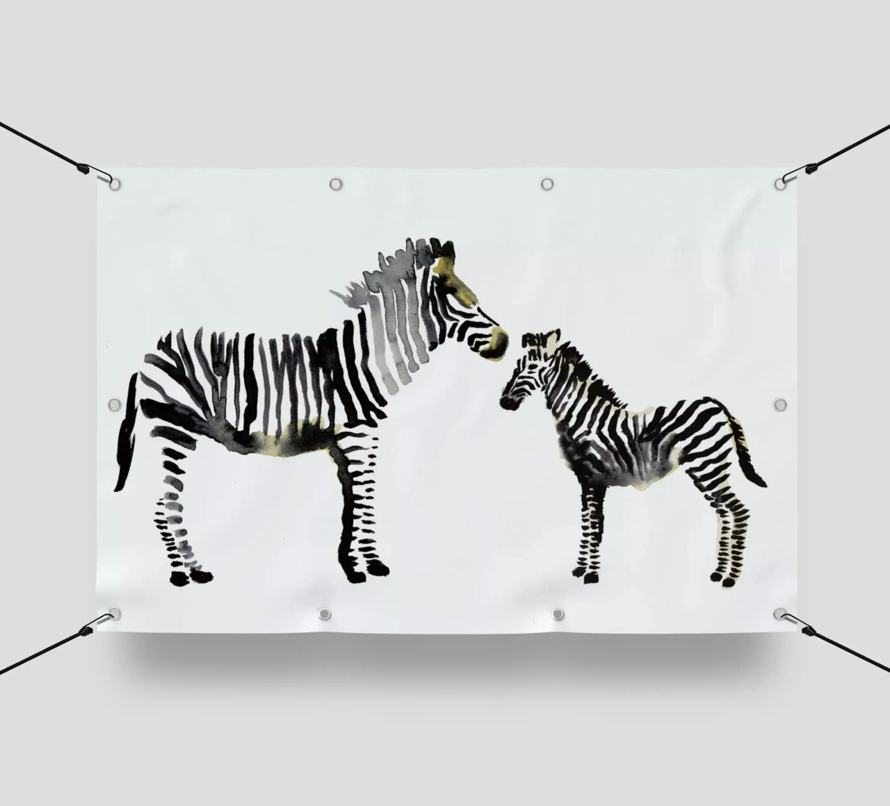 Zebra telo in pvc da Farina Kuklinski