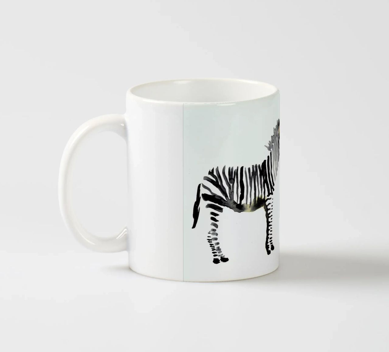 Zebra tazza in ceramica da Farina Kuklinski