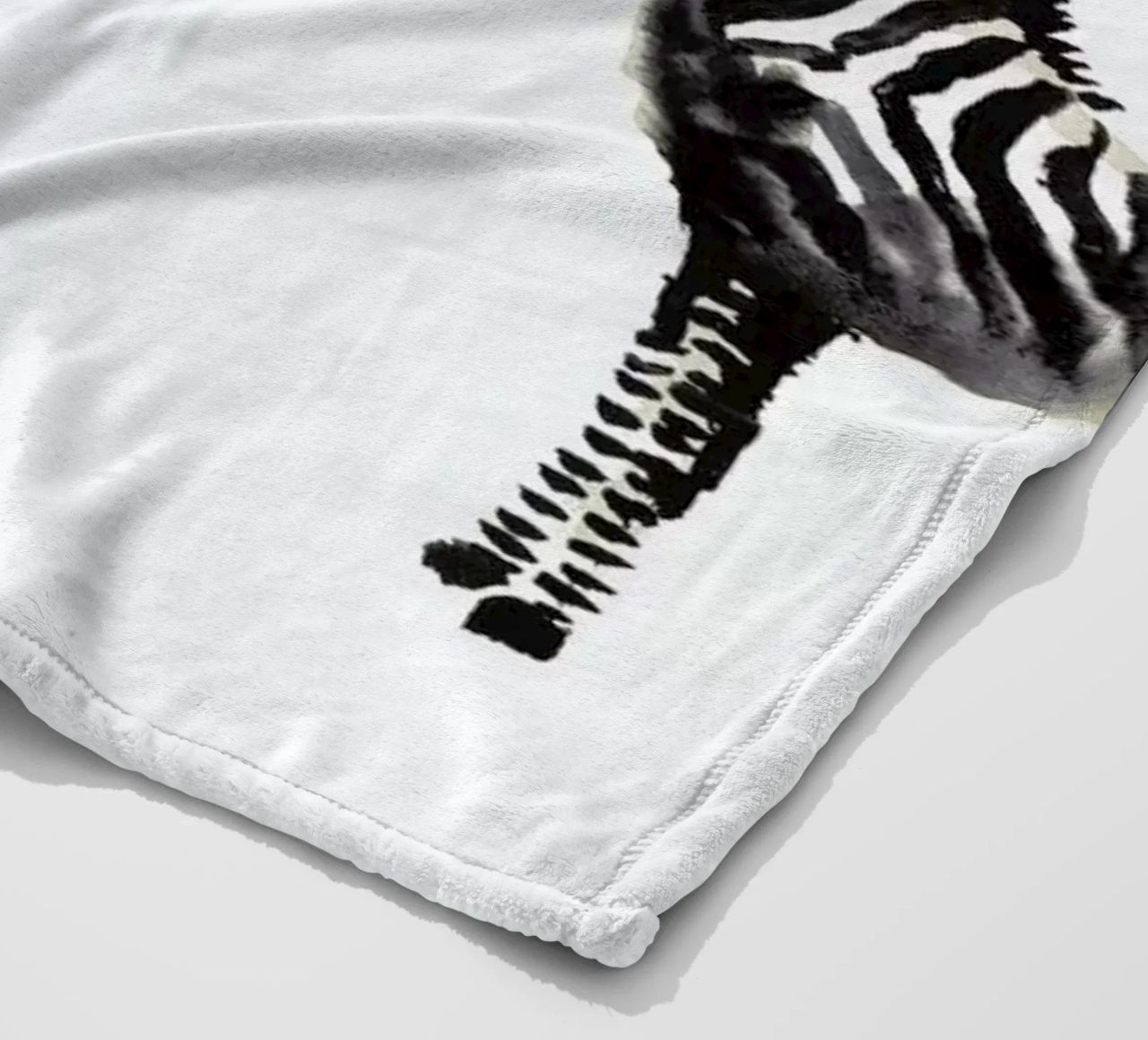 Zebra coperta in pile da Farina Kuklinski