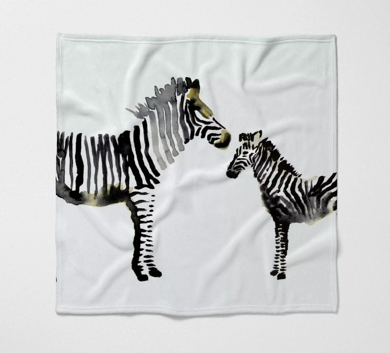 Zebra coperta in pile da Farina Kuklinski