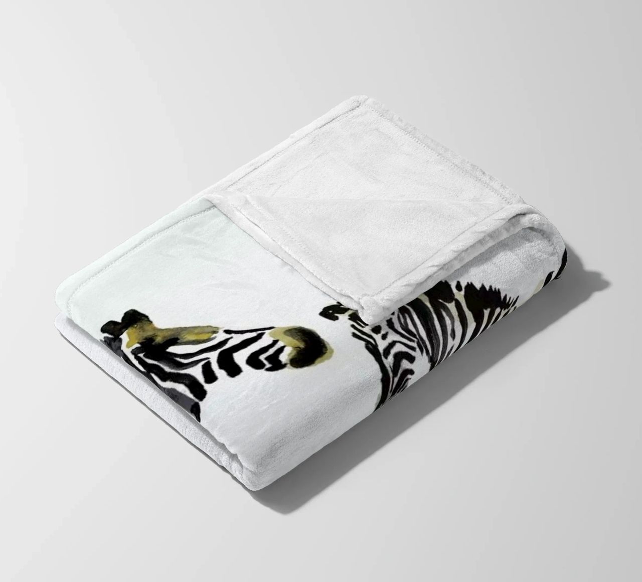 Zebra coperta in pile da Farina Kuklinski
