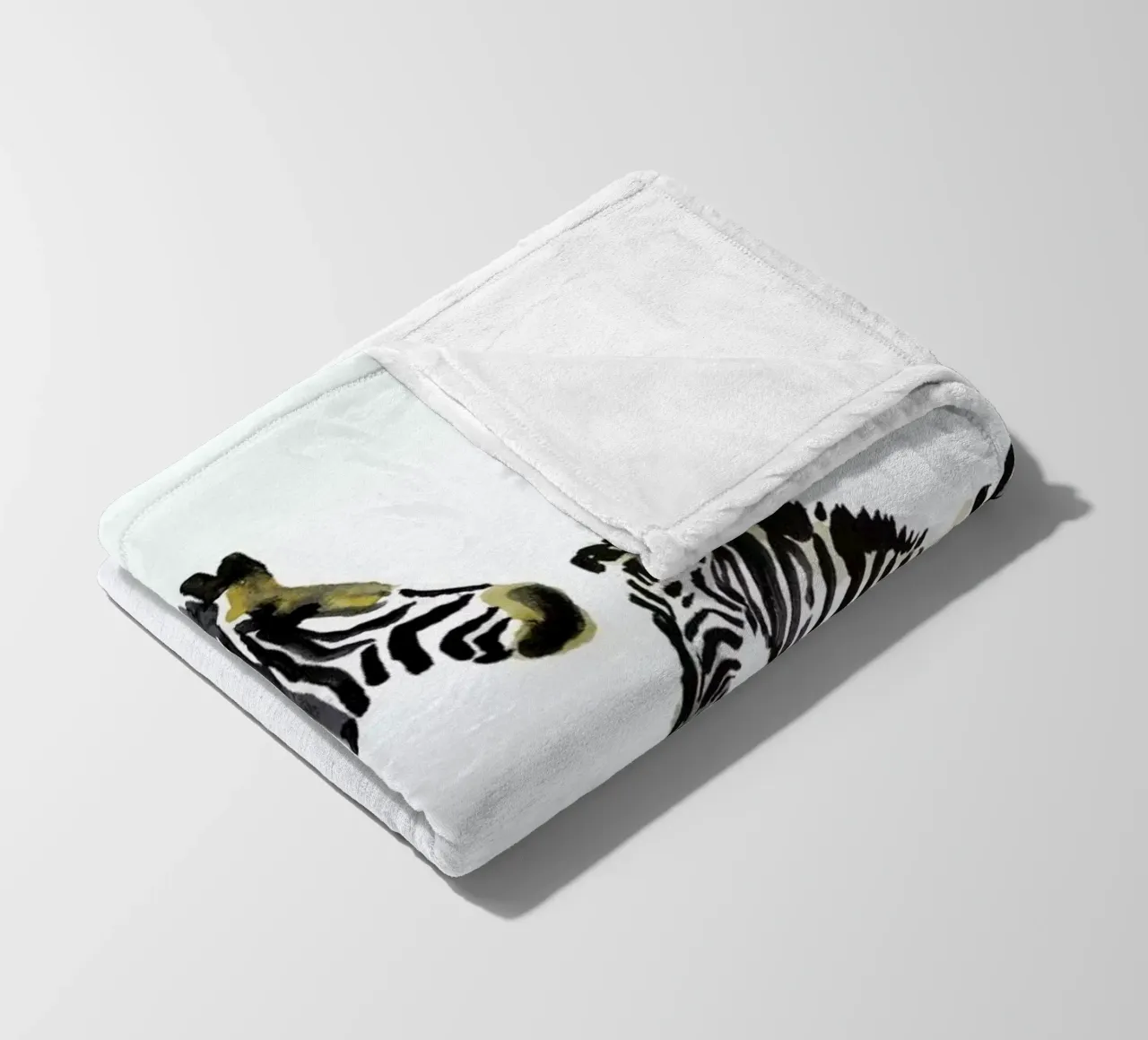 Zebra coperta in pile da Farina Kuklinski