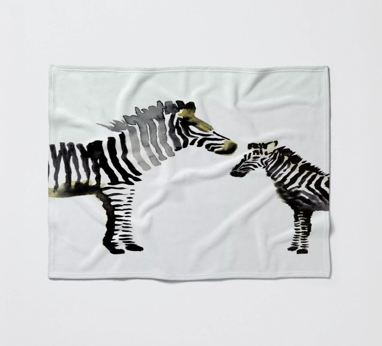 Zebra coperta in pile da Farina Kuklinski