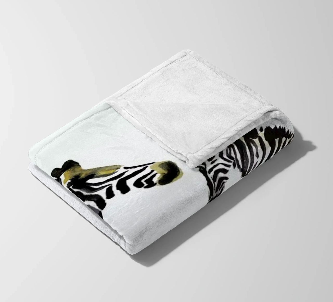 Zebra coperta in pile da Farina Kuklinski