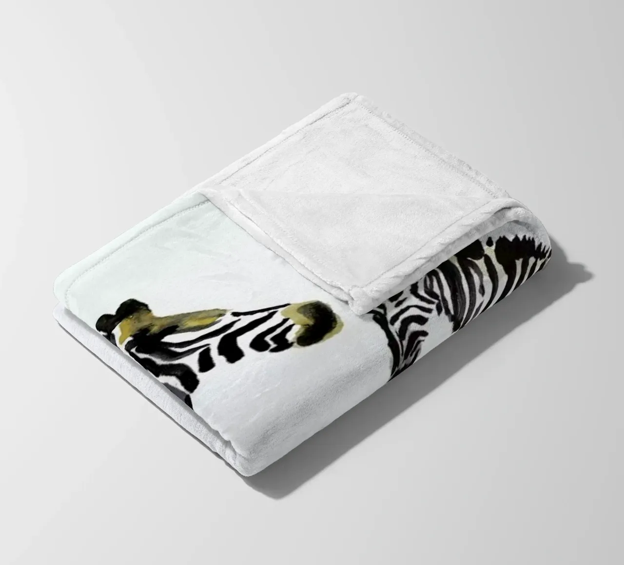 Zebra coperta in pile da Farina Kuklinski