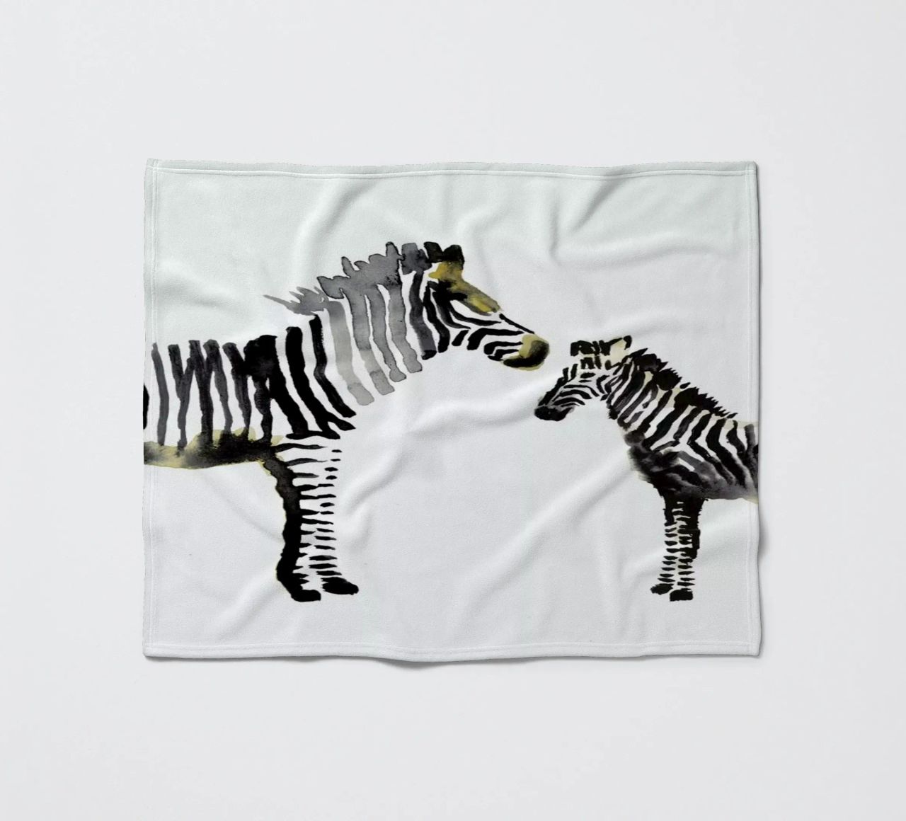 Zebra coperta in pile da Farina Kuklinski