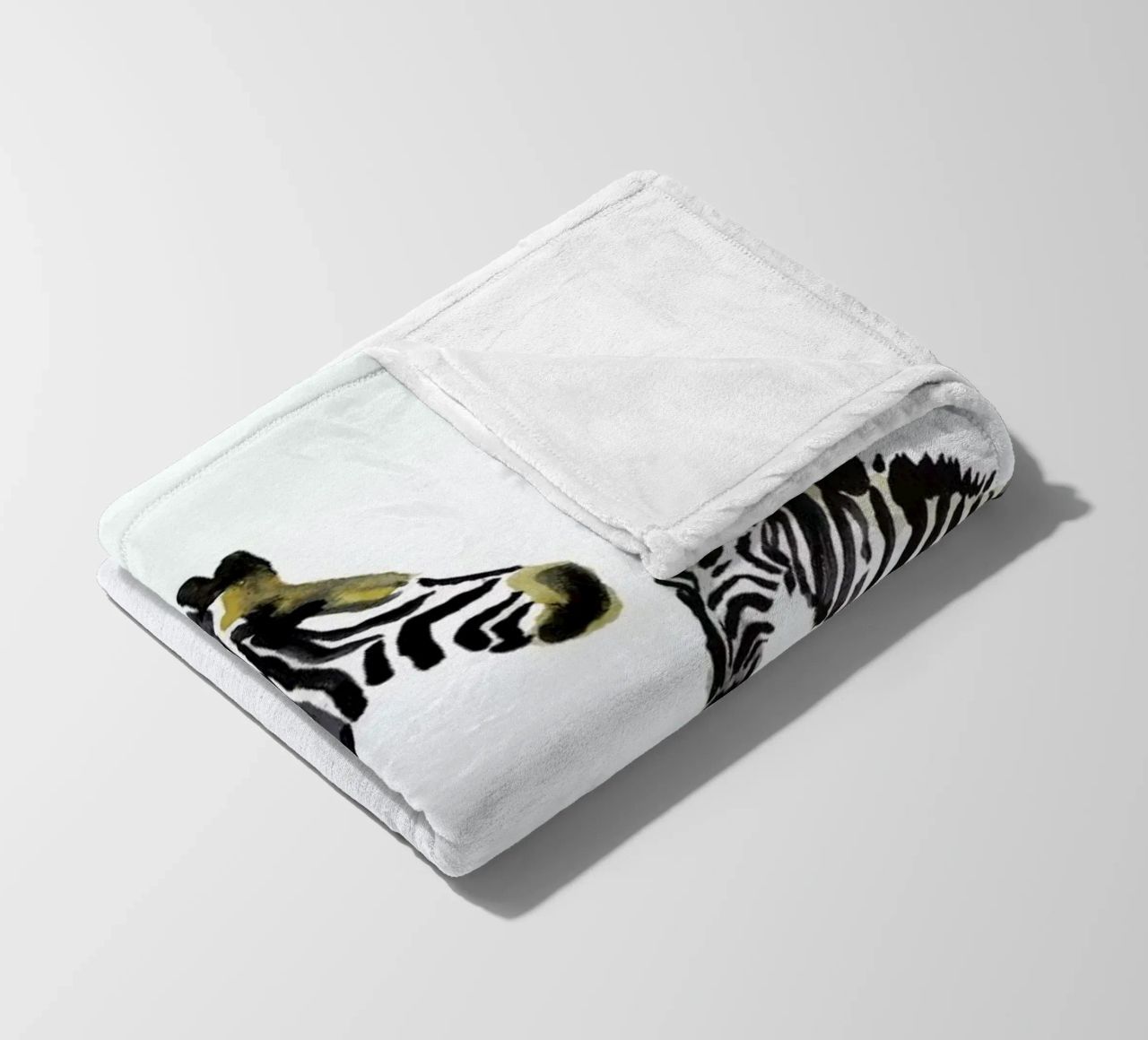 Zebra coperta in pile da Farina Kuklinski