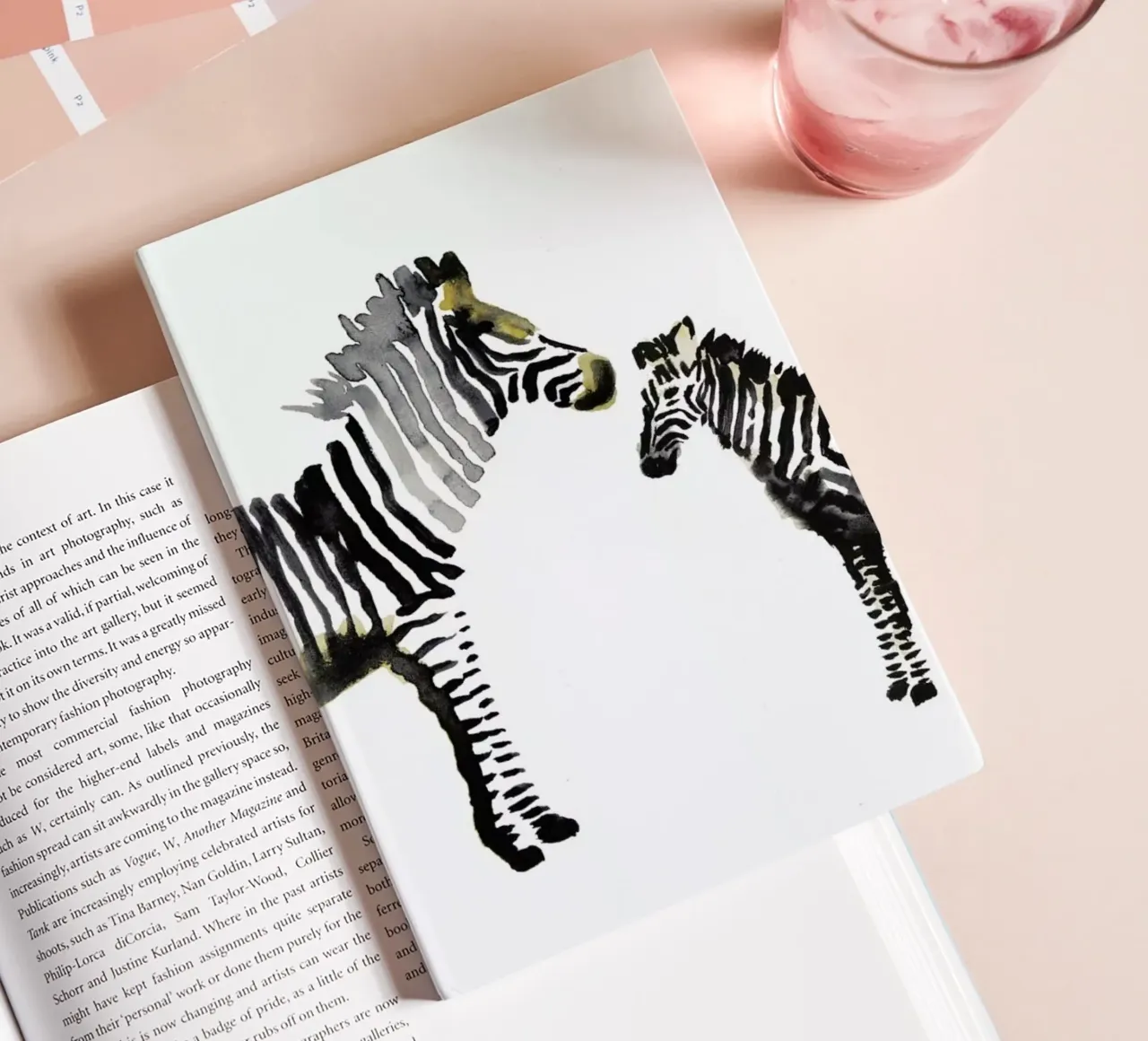 Zebra notebook by Farina Kuklinski