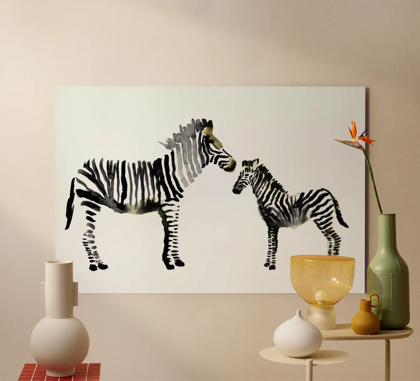 Zebra forex plate by Farina Kuklinski