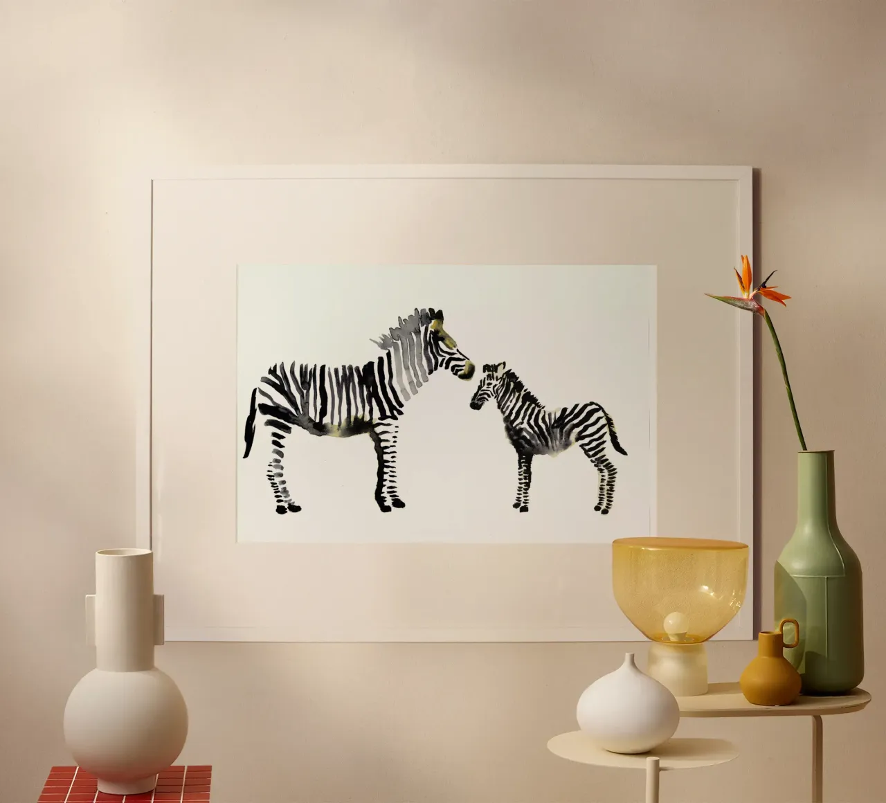 Zebra carta hahnemühle da Farina Kuklinski