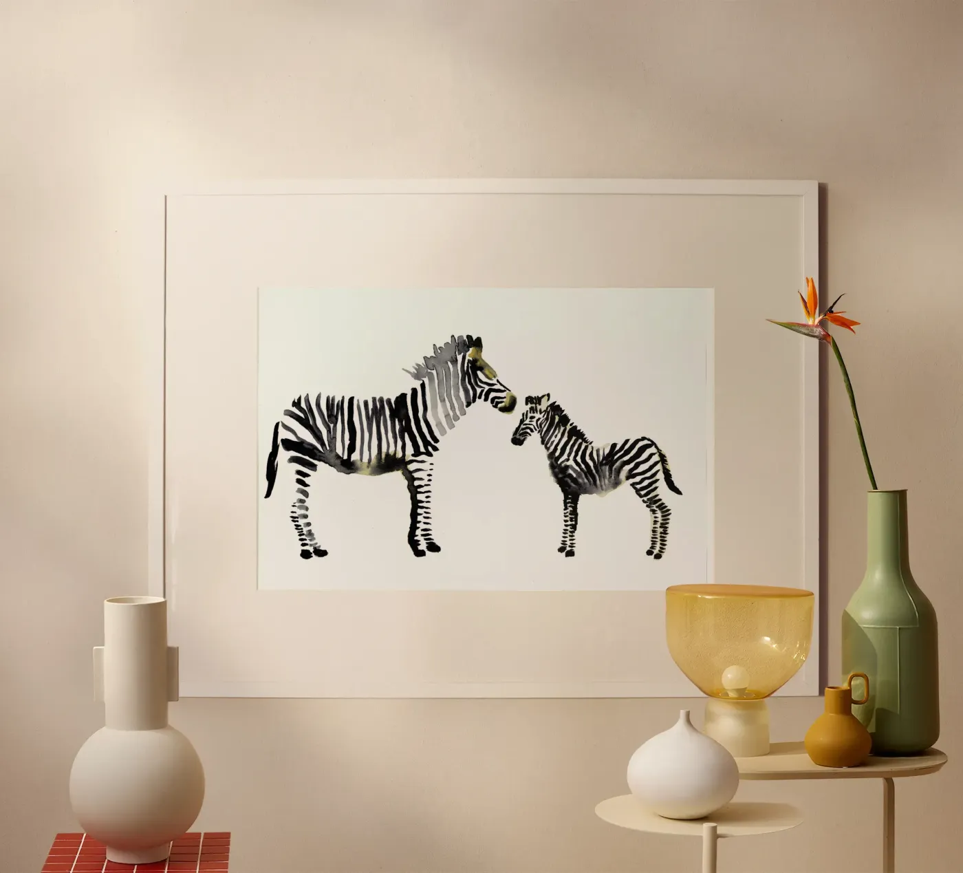 Zebra poster da Farina Kuklinski