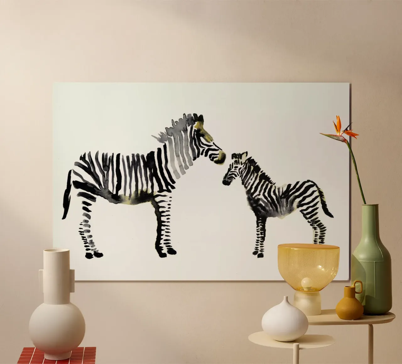 Zebra carta hahnemühle da Farina Kuklinski