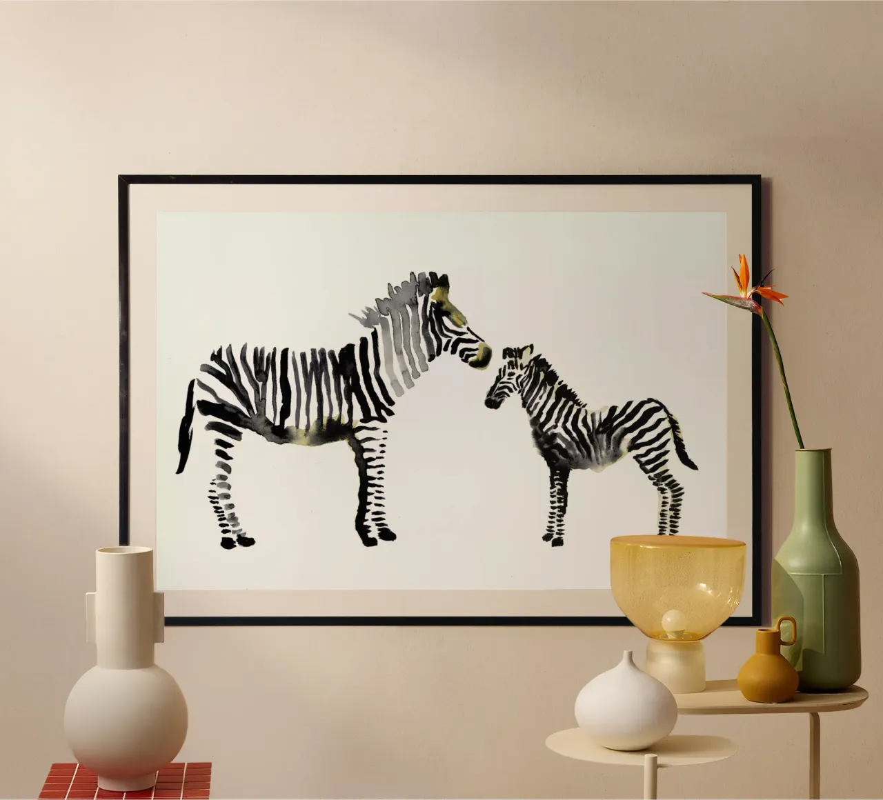Zebra carta hahnemühle da Farina Kuklinski