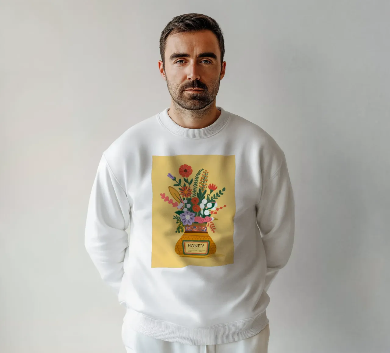 Vaso di fiori di miele felpa da Demar Galleria
