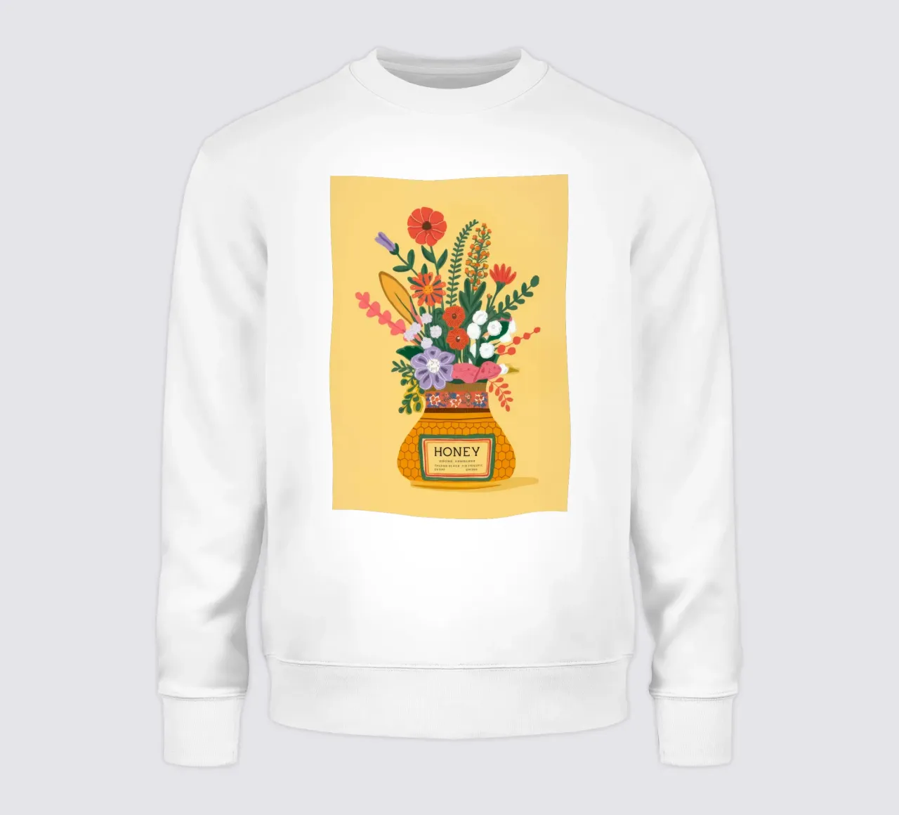 Vaso di fiori di miele felpa da Demar Galleria