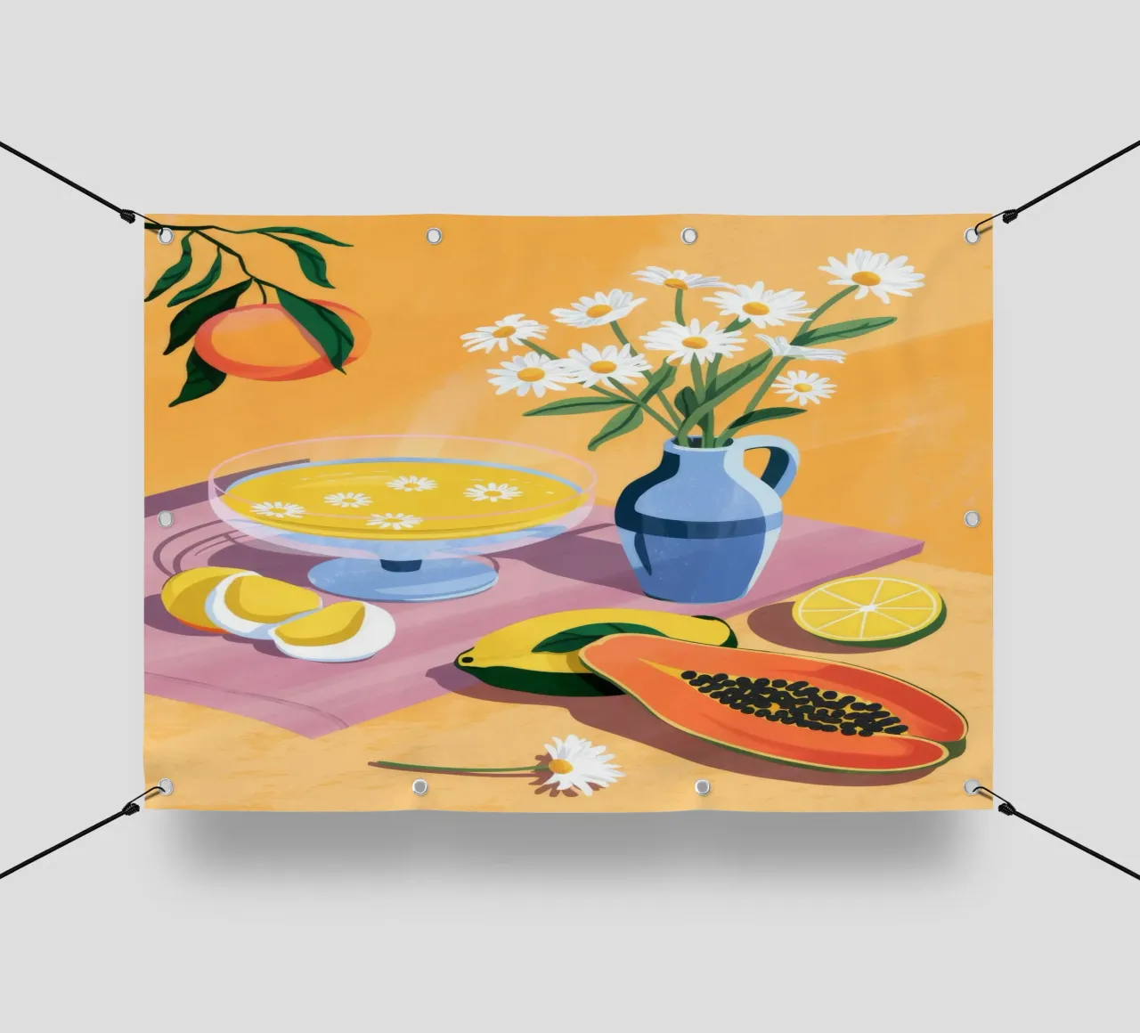 Tavolo dei fiori di frutta telo in pvc da Demar Galleria
