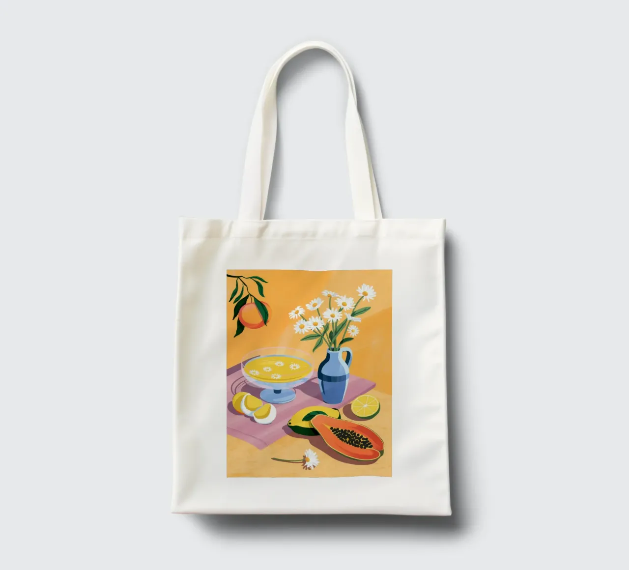 Tavolo dei fiori di frutta borsa in juta da Demar Galleria