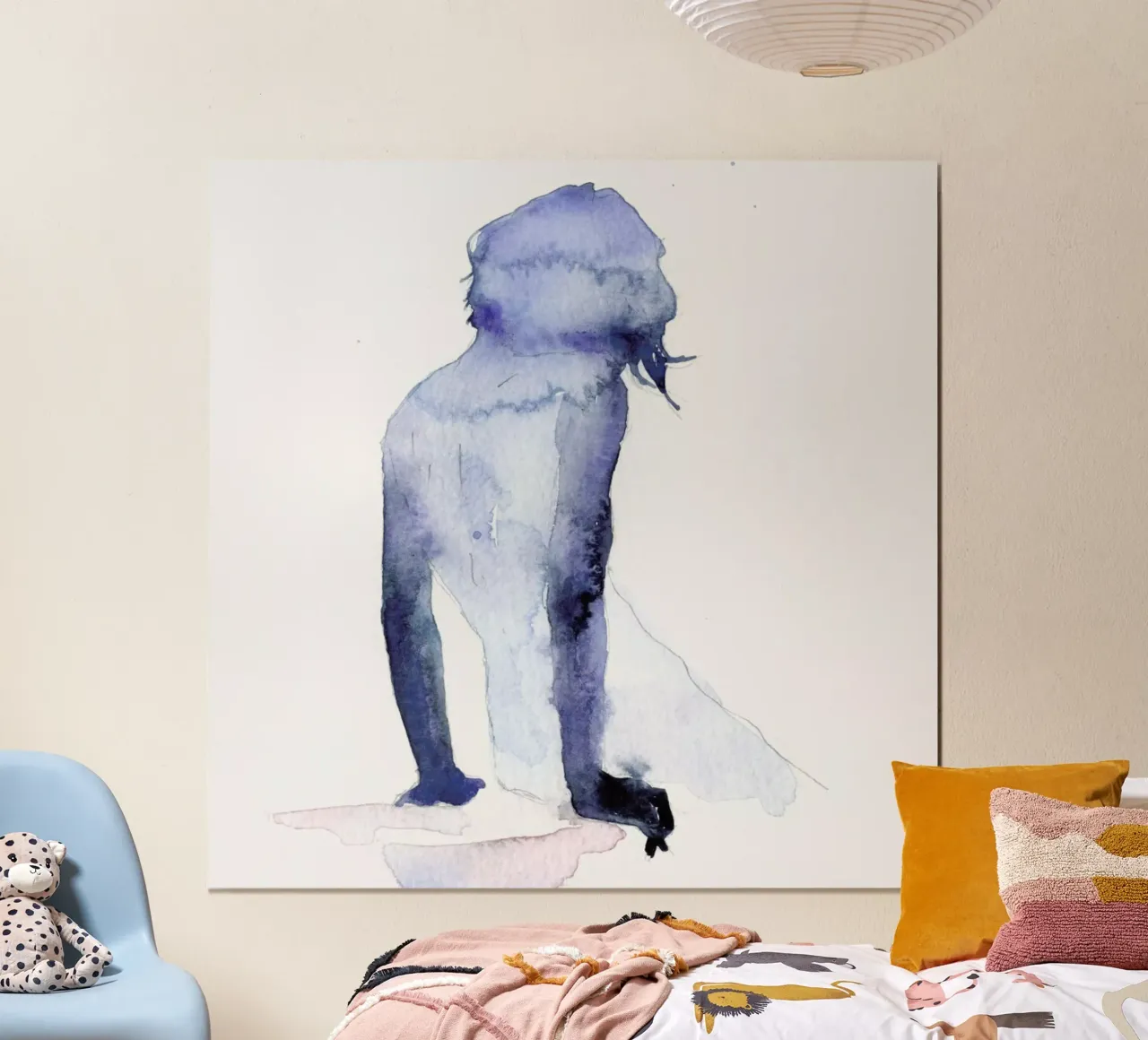 Small Piece 026 poster con telaio in plastica da agnes-cecile