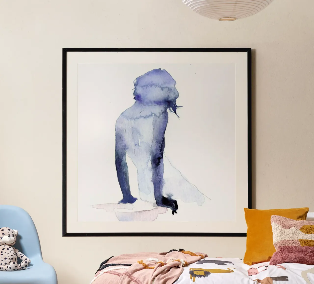 Small Piece 026 poster con telaio in plastica da agnes-cecile